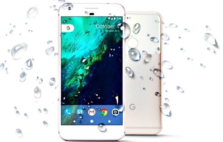 google Pixel was manufactured with the best waterproof intention at heart