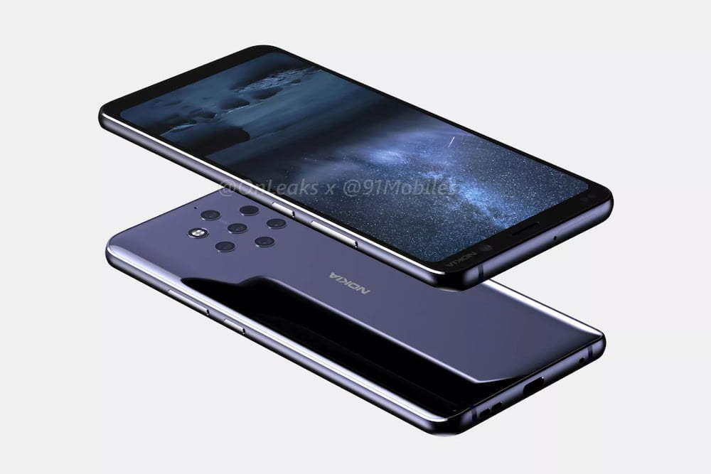 Nokia 9 PureView has a huge number of five cameras