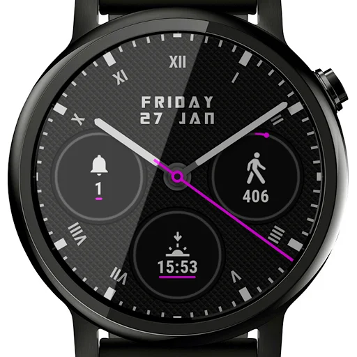 Android smart watches counts walking steps