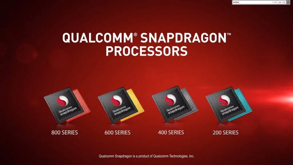 qualcomm snapdragon processors
