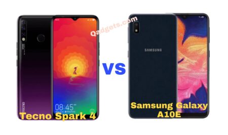 Samsung Galaxy A10E vs Tecno Spark 4
