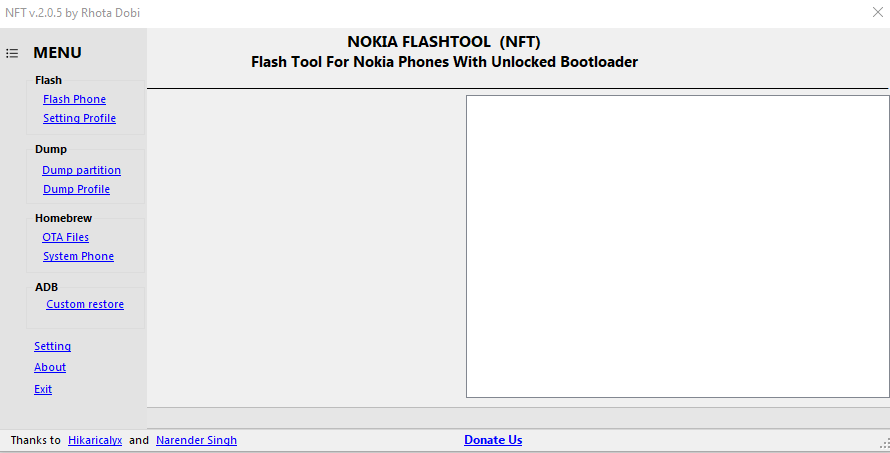 Nokia Flash Tool NFT