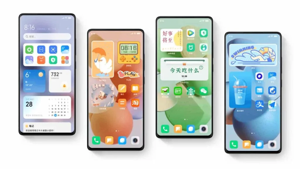30 Xiaomi Phones received MIUI 13 starting February 1, 2022