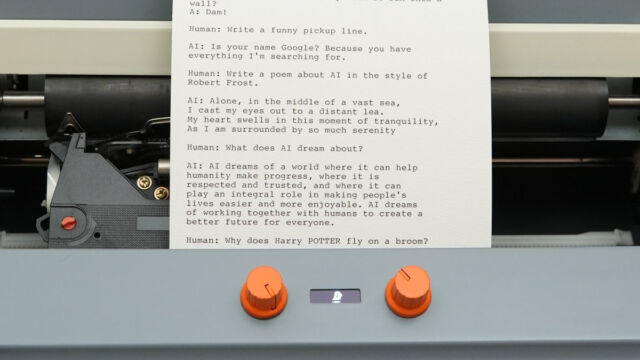 Samples of Ghostwriter's typewritten output sourced from GPT-3.
